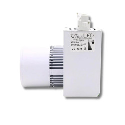 Spot horticole LED GVL 45W pour murs végétaux - Rail 360°